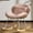 Pink-Teddy Fleece, variant on UBesGoo Nursery Rocking Chair, Modern Accent Chair with Padded Seat and Wooden Metal Frame, Long Pile Fabric Upholstered Glider Rocker, Comfy Nest Style, White