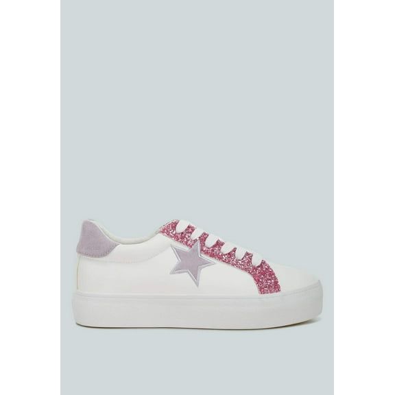 Bomber Metallic Star Glitter Sneakers