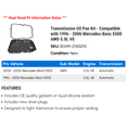 thumbnail image 2 of Transmission Oil Pan Kit - Compatible with 1996 - 2006 Mercedes-Benz S500 AWD 5.0L V8 1997 1998 1999 2000 2001 2002 2003 2004 2005, 2 of 2