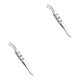 thumbnail image 2 of Vogacara Pinzas de precisión para párpados de acero inoxidable, pinzas de limpieza para eliminación de obstrucciones oculares, herramientas Type2 NO2, 2 of 6