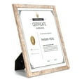 thumbnail image 2 of Scholartree 7 PACK 8.5x11 Picture Frame, Award Certificate Diploma Document Bulk 8.5 by 11 College Frames, Wall or Tabletop, Brown Oak, 2 of 7