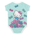 thumbnail image 2 of Hello Kitty Baby Bodysuit Boy Girl Clothes Soft Newborn Infant Outfit Short Sleeve Romper, 2 of 8