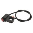 thumbnail image 4 of Motorcycle Headlight Switch, 12V Aluminum Alloy Red Light Motorcycle Handlebar Switch  For Cycling, 4 of 8