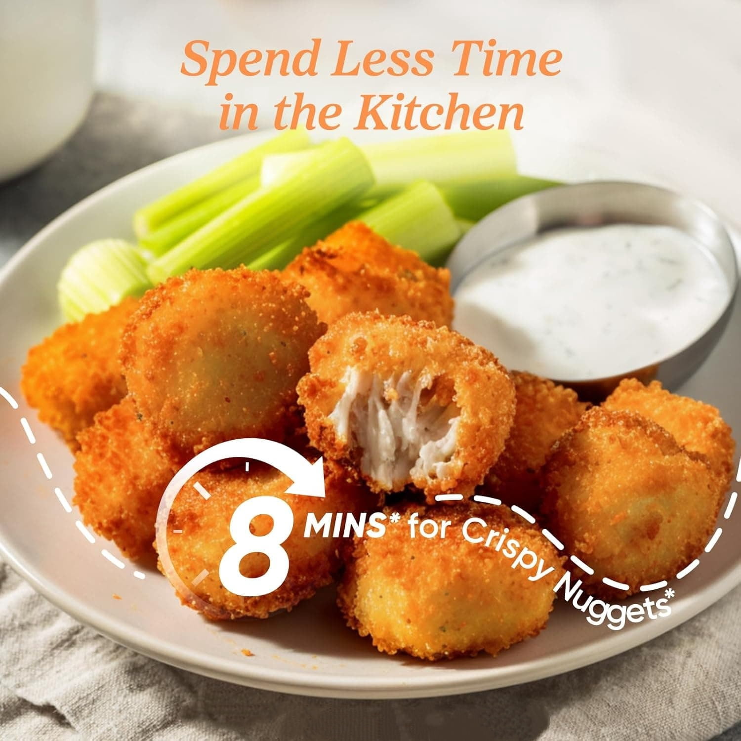 Air Fryer 2.1 QT, Small & Mini 4-in-1 airfryer Ideal for Simple Meals and Snack, Easy to Leftover Food to Crispy, Up to 97% Less Oil, 30 In-App Recipes, Nonstick & Dishwasher-Safe Basket