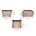 thumbnail image 6 of Mightlink Cosmetic Bag Heart Pattern See Through Geometric Shape Portable Smooth Zipper Mesh Toiletry Bag Pencil Case for Outdoor, 6 of 7