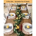 thumbnail image 4 of 13 Inch Round Placemats Set of 6, Red Plaid Christmas Non Slip Heat Insulation PP Table Mats, Gnomes Snowflake Xmas Tree Gifts Washable Place Mats for Kitchen Dining Party Table Decor, 4 of 7