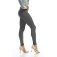 thumbnail image 2 of Women's High Waist Ultra-Soft Fleece Lined Thermal Leggings, Dark Gray, Small, 2 of 4