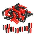 thumbnail image 1 of Unique Bargains 50pcs Rubber End Caps Cover Assortment 3.5mm Screw Thread Protector for Screw Bolt Black Red, 1 of 5
