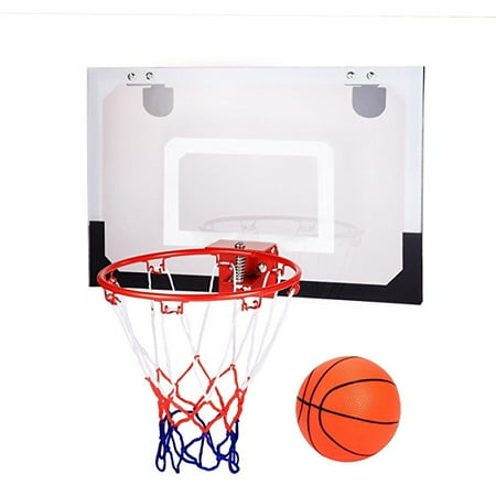 Children Child Kids Indoor Mini Basketball Hoop With Ball Door Mount And Pump