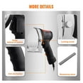 thumbnail image 6 of Electric Shawarma Knife 80W, Professional Kebab Cutter, Commercial Gyro Slicer, 2 Blades Φ4"/100mm, 0-8mm Adjustable Thickness, Stainless Steel, 6 of 7