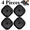 4 Pcs Black, variant on 4 Pieces Shower Drain Hair Catcher Bathtub Stopper Home Drain Protectors Drain Cover with Sucker Water Trap Sink Cover for Bathroom Bathtub and Kitchen (Black)