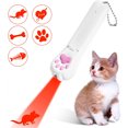 thumbnail image 3 of Jouets pour Chat à Projection Rechargeables à Motifs Multiples en Option Infrarouge Uv Lumière Violette Anti-Morsure Bâton Amusant pour Chat Fournitures d'Entraînement pour Animaux, 3 of 8