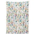 thumbnail image 3 of Ambesonne Feather Tablecloth Rectangular Table Cover, Sea Shells Nautical, 52"x70", Multicolor, 3 of 4