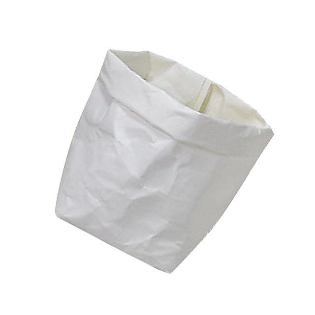8x8x15cm macetas de flores a prueba de agua bolsa de contenedor de papel Kraft blanco Los 8x8x15cm kusrkot Envase de la bolsa de la planta