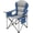 BlueGray, variant on Bigleap Folding Camping Cot with Mattress – 6-Position Recliner to Bed, 450 lbs Capacity, Lightweight Portable Camp Bed for Adults, Outdoor & Indoor Use, Blue