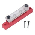 thumbnail image 2 of Power Distribution Block,  Conductivity 4 Terminal Bus Bar Easy Installation Wire Management High Strength  for Car Black,Red, 2 of 7