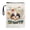 Puppy In Flowers, variant on HELLHERO Polyester Tote Bags for Librarian - Classic for Hardcover Notebook Bible Journal Textbooks Paperbacks Pocket, 11.4 Inch X 8.66 Inch