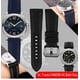 thumbnail image 5 of Correa de reloj de lona de nailon de 24 mm y 26 mm para Panerai 00984 985 Luminor, accesorios, pulsera, correa de reloj negra y azul, herramientas gratuitas, 5 of 5