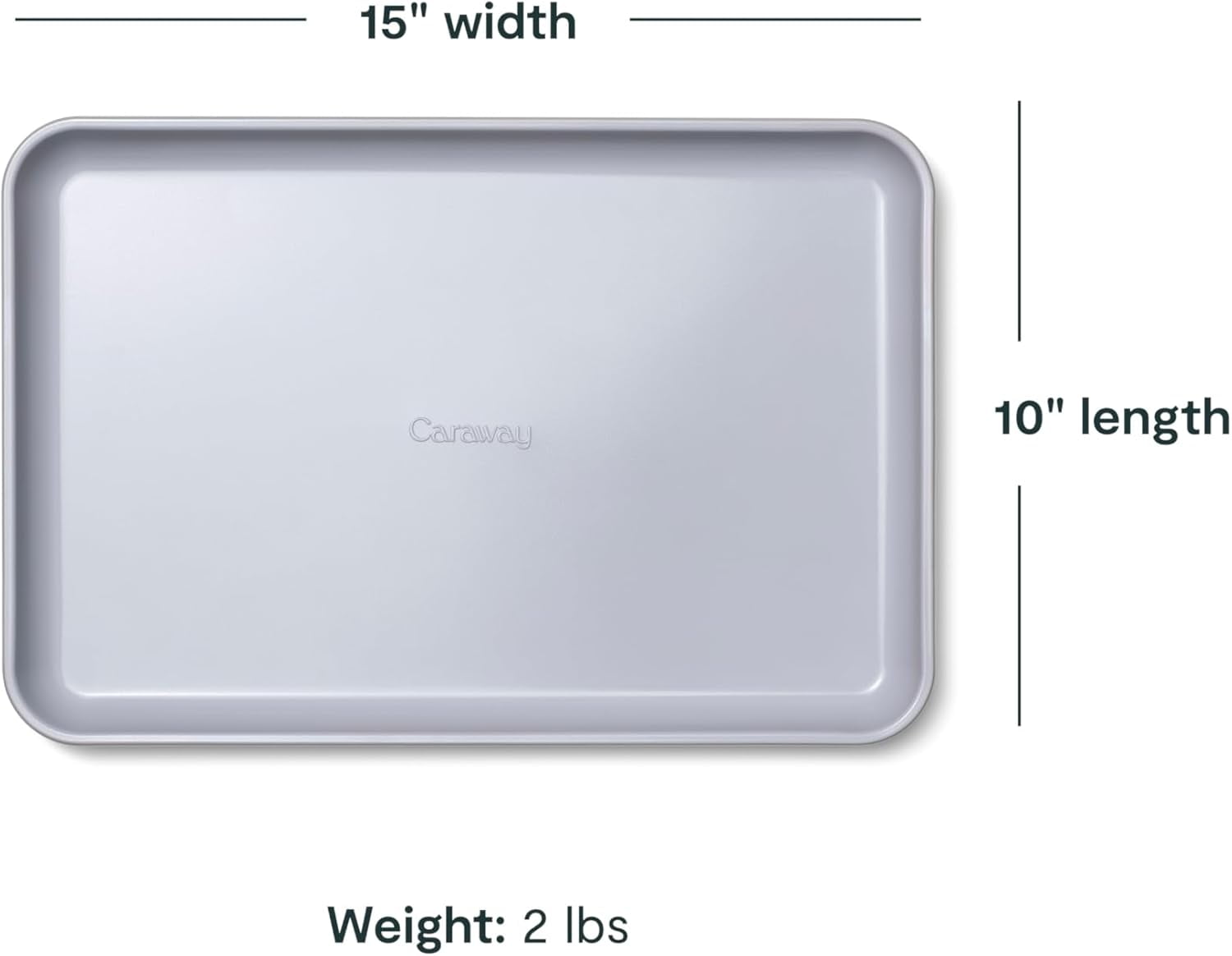 Caraway Nonstick Ceramic Small Baking Sheet (9x13”) – Oven Safe – Aluminized Steel Core – Mini Sheet Pan for Baking, Roasting & More - Marigold