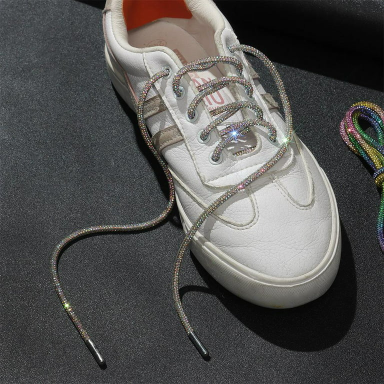 diy strings rainbow diamond shoe laces