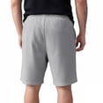 thumbnail image 6 of Men's Organic Stretch Corduroy Shorts Elastic Waist Drawstring Casual Summer Beach Lounge Shorts with Pockets Gray 5XL, 6 of 6