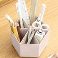 thumbnail image 5 of Bwomeauty Classroom Supplies, 1pc 360 Degree Rotating Pen Holders 6 Compartments Large Capacity Desk Organizer Stationery Storage For Office Home Study Desk Accessories Supplies, Teacher Gifts, 5 of 6