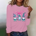 thumbnail image 4 of Abomasnow Breast Cancer Sweatshirt for Women, Pink Ribbon Pullover Breast Cancer Awareness Hoodie Cancer Fighter Long Sleeve Tops Casual Fall Fashion Blouse Tee Shirts, 4 of 4