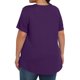 thumbnail image 5 of Puntoco Blusas cortas de liquidación para mujer, blusas casuales de moda para mujer, tallas grandes, manga corta, lisas, cuello redondo, dobladas, 5 of 5