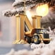 thumbnail image 4 of 26 Letters Building Vehicle Christmas Decorations Christmas Tree Pendants, 4 of 5