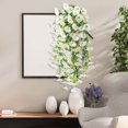 thumbnail image 5 of Elainilye 6Pcs Artificial Vines, Morning Glory Hanging Plants, Plastic Climbing Vines with Hooks, for Patio Decor, Wedding Arch Greenery, Balcony Gardens, Indoor Vertical, Porch Decor, 5 of 5
