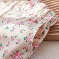 thumbnail image 6 of Summer Baby Girl Sweet Floral Print Denim Skirt for Girls Short Jean Skirt for Kids Full Length Casual Skirts for Toddlers and Little Girls Ages 3-8, 6 of 9