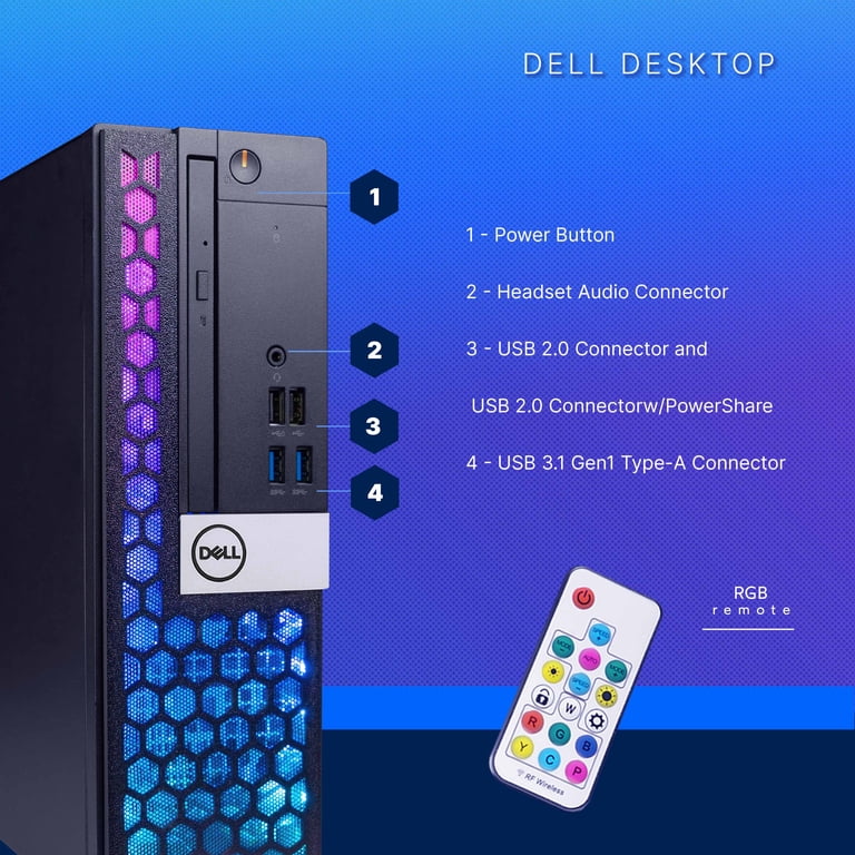 Dell デスクトップPC Intel Core i5 Dell Optiplex 7050 Desktop Computer with CPU: Intel i5, 16GB DDR4