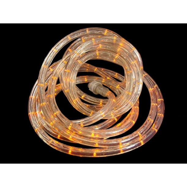 J. Hofert Co 18' Indoor/Outdoor LED Rope Lights Sunrise Orange