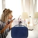 thumbnail image 5 of Bolsa de maquillaje, organizador de maquillaje de viaje, bolsas para brochas de maquillaje, azul, 5 of 6