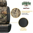 thumbnail image 3 of Mossy Oak Truck Seat Covers, Fits Full-Size Truck/SUV Front Seats, 600D Oxford Camo, Black, 2pcs, 3 of 8