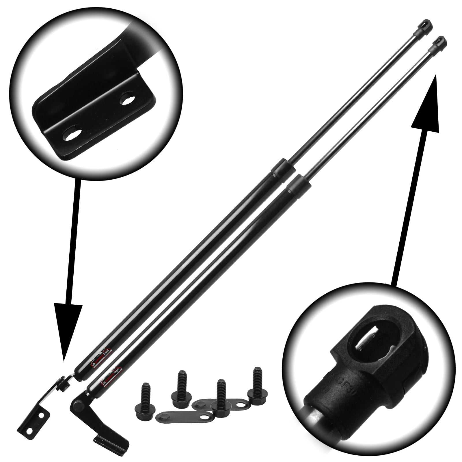 Qty 2 Fits Nissan Rogue 14 to 20 Liftgate Lift Supports. Exc Select