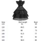thumbnail image 4 of Combinación [Falda A+B + Cinturón] Falda Gasa Cosplay La Familia Addams Miércoles Falda Gasa Negra Addams Disfraz Cosplay La Familia Addams (talla XXL 150 Cm), 4 of 9