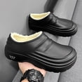 thumbnail image 2 of Zapatos Enfermería Forrada Cálida Engrosado Mocasines Anchos Chef Slipes Al Ligera para El La, 2 of 9