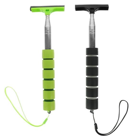 2pcs Telescopic Car Mirror Squeegees Multi purpose Rear View Window Wiper