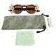 thumbnail image 2 of Flip Up Gafas Doble gafas monkey perla cadena de cable retro gafas de sol patrón de leopardo Patrón de leopardo Magideal Flip Up Gafas, 2 of 7