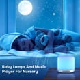 thumbnail image 4 of White Noise Sound Machine with Night Light, 34 Non-Looping Sleep Sounds, 3 Brightness Levels for Nursery, Travel & Bedroom, 4 of 6