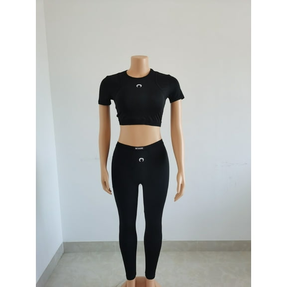 Fit Sleek Two Piece Set (S, Black)