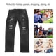 thumbnail image 2 of Pantalones Casuales, Pantalones Desgastados Con Cremallera Transpirable De Bolsillo A La Moda Para Ir De Compras, 2 of 6