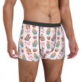 thumbnail image 4 of Salouo Hello Easter Print Men's Boxer Briefs,Breathable Underwear Elastic Waistband Briefs for Men -Small, 4 of 8