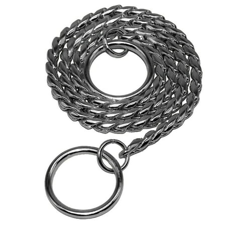 Didog Gold Snake Chain Dog Collar P-Choke/Check Slip Show Necklace Training Doberman