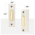 thumbnail image 2 of Newhouse Hardware BT3WL doorbell button, 1-Pack, White, 2 of 5