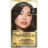 L'Oreal Paris Superior Preference Permanent Hair Color, 3 Soft Black, Fade-Defying, 1 kit