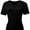 Black, variant on Women's Ultra-Soft V-Neck Short Sleeve Trendy Casual T-Shirt