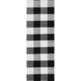 thumbnail image 2 of nuLOOM Gingham Flatwoven Plaid Runner Rug, 2' x 6', Black, 2 of 3