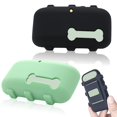 thumbnail image 1 of Soporte de silicona para rastreador GPS Tractive XL, paquete de 2 (negro/verde), 1 of 7